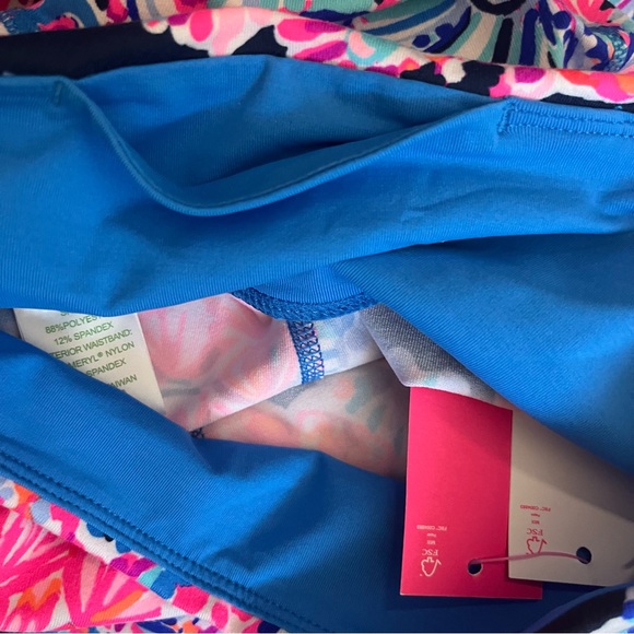 Lilly Pulitzer Leggings Weekender High Rise Midi Navy Turtle Amazement XXS NWT - Picture 8 of 15